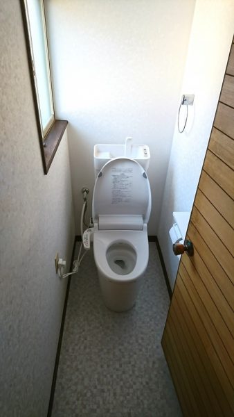 節水トイレ「アラウーノＶ」に取り替え　加古川市Ｍ様邸（トイレリフォーム）