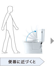【清潔・節電】フタが自動でひらいて便利なトイレ（加古川市・高砂市でトイレリフォーム）