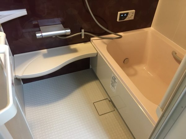 タイルのお風呂からシステムバス「アライズ」に入れ替えて暖かいお風呂　加古川市K様邸（浴室リフォーム）