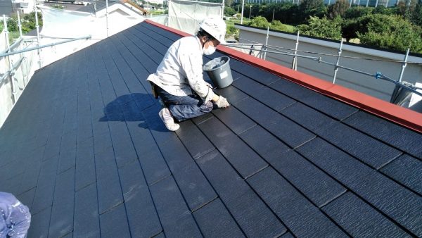 カラーベスト屋根の塗装、縁切り　加古川市Ｓ様邸（屋根・外壁塗装）