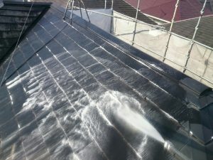 バイオ高圧洗浄　加古川市Y様邸（屋根・外壁塗装・ベランダ防水）