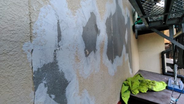 塗膜剥離が起きていたモルタルの外壁補修と塗装　加古川市Ｍ様邸（外壁塗装）