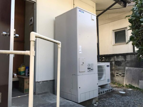 電気温水器から三菱エコキュートに取り替えて省エネ化　加古川市A様邸