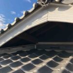 ファインウレタンを使った破風板塗装　三木市K様邸(築30年)