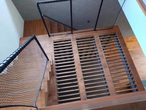 暗かったスキップフロアをルーバー床にして明るく！　加古川市O様